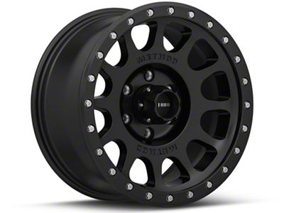 Method Race Wheels MR305 NV Matte Black 6-Lug Wheel; 17x8.5; 0mm Offset (07-13 Silverado 1500)