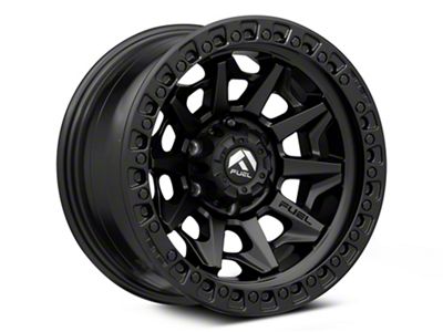 Fuel Wheels Covert Matte Black 6-Lug Wheel; 18x9; 1mm Offset (19-24 Silverado 1500)