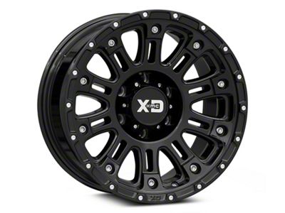 XD Hoss II Gloss Black 6-Lug Wheel; 17x9; -12mm Offset (19-24 Silverado 1500)