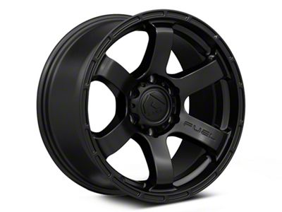 Fuel Wheels Rush Satin Black 6-Lug Wheel; 17x9; -12mm Offset (99-06 Silverado 1500)