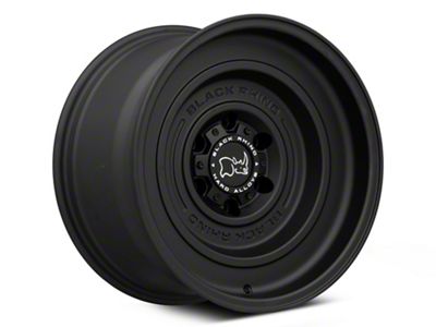 Black Rhino Solid Matte Black 6-Lug Wheel; 17x9.5; -12mm Offset (14-18 Silverado 1500)