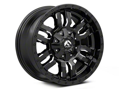 Fuel Wheels Sledge Gloss Black Milled 6-Lug Wheel; 18x9; 19mm Offset (14-18 Silverado 1500)