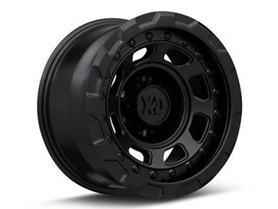 XD Storm Satin Black 6-Lug Wheel; 20x9; 0mm Offset (19-24 Silverado 1500)