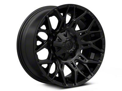 Fuel Wheels Twitch Gloss Black 6-Lug Wheel; 20x10; -18mm Offset (19-24 Silverado 1500)