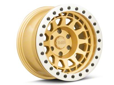 Black Rhino Primm Matte Gold 6-Lug Wheel; 17x8.5; -30mm Offset (14-18 Silverado 1500)