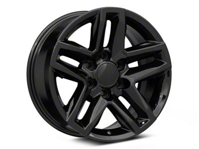 Mammoth Trail Boss Style Black 6-Lug Wheel; 18x8.5; 26mm Offset (14-18 Silverado 1500)