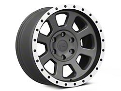 Rovos Wheels Kalahari Charcoal with Machined Lip 6-Lug Wheel; 18x9; -6mm Offset (07-13 Silverado 1500)