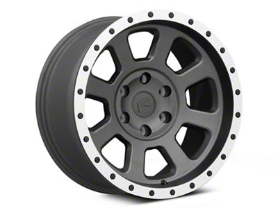 Rovos Wheels Kalahari Charcoal with Machined Lip 6-Lug Wheel; 18x9; -6mm Offset (99-06 Silverado 1500)