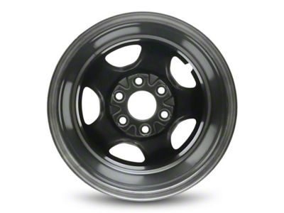 5-Spoke Replica Aluminum Silver 6-Lug Wheel; 16x6.5; 28mm Offset (99-06 Silverado 1500)