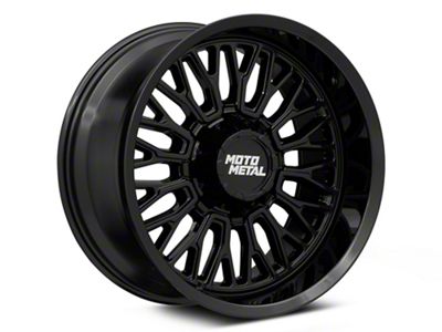 Moto Metal Stinger Gloss Black 6-Lug Wheel; 20x9; 18mm Offset (07-13 Silverado 1500)