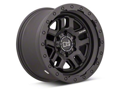 Black Rhino Barstow Textured Matte Black 6-Lug Wheel; 20x9.5; 12mm Offset (99-06 Silverado 1500)