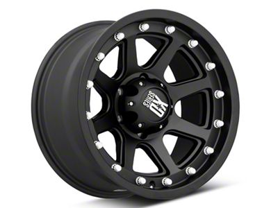 XD Addict Matte Black 6-Lug Wheel; 17x9; -12mm Offset (14-18 Sierra 1500)