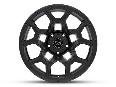 Black Rhino Overland Matte Black 6-Lug Wheel; 17x9.5; 6mm Offset (14-18 Sierra 1500)