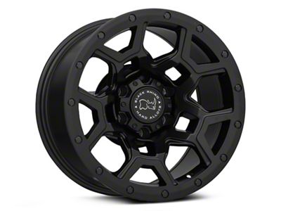 Black Rhino Overland Matte Black 6-Lug Wheel; 18x9.5; -18mm Offset (14-18 Sierra 1500)