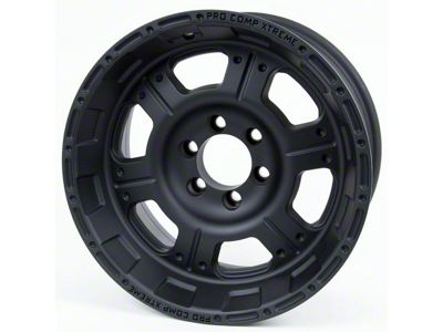 Pro Comp Wheels 89 Series Kore Matte Black 6-Lug Wheel; 17x8; 0mm Offset (19-24 Sierra 1500)