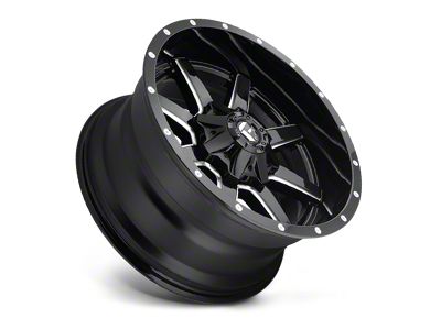 Fuel Wheels Maverick Gloss Black Milled 6-Lug Wheel; 17x9; 1mm Offset (99-06 Sierra 1500)