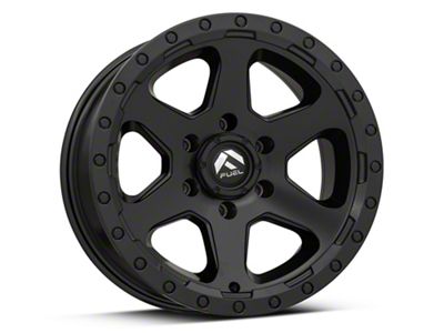 Fuel Wheels Ripper Matte Black 6-Lug Wheel; 18x9; 1mm Offset (14-18 Sierra 1500)