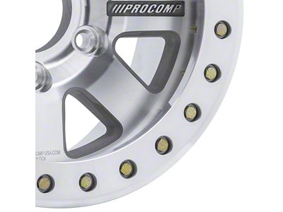 Pro Comp Wheels Trilogy Race Machined 6-Lug Wheel; 17x9; -30mm Offset (19-24 Sierra 1500)