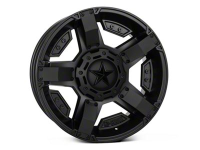 XD Rockstar II Satin Black 6-Lug Wheel; 20x9; 18mm Offset (14-18 Sierra 1500)