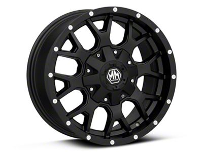 Mayhem Wheels Warrior Matte Black 6-Lug Wheel; 20x10; -25mm Offset (14-18 Sierra 1500)