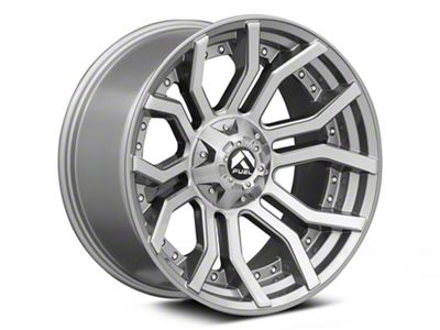 Fuel Wheels Rage Platinum Brushed Gunmetal 6-Lug Wheel; 20x10; -18mm Offset (14-18 Sierra 1500)