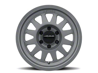 Method Race Wheels MR704 Matte Titanium 6-Lug Wheel; 17x8.5; 0mm Offset (19-24 Silverado 1500)