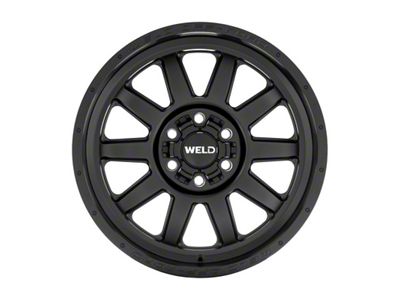 Weld Off-Road Stealth Satin Black 6-Lug Wheel; 20x9; 13mm Offset (07-13 Silverado 1500)