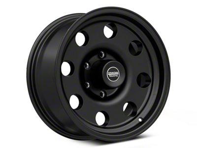 American Racing AR172 Baja Satin Black 6-Lug Wheel; 17x8; 0mm Offset (07-13 Sierra 1500)