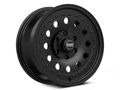 American Racing AR62 Outlaw II Satin Black 6-Lug Wheel; 17x8; 0mm Offset (99-06 Sierra 1500)