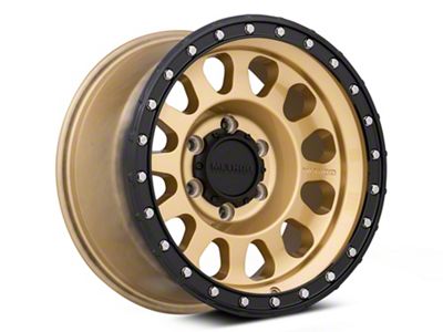 Method Race Wheels MR315 Gold 6-Lug Wheel; 17x8.5; 0mm Offset (07-13 Sierra 1500)