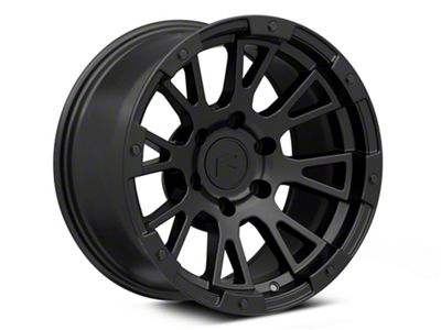 Rovos Wheels Karoo Matte Black 6-Lug Wheel; 17x9; -6mm Offset (14-18 Sierra 1500)