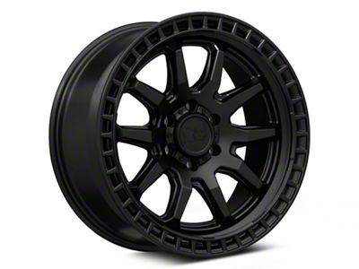 Black Rhino Calico Matte Black 6-Lug Wheel; 17x8.5; -10mm Offset (99-06 Sierra 1500)