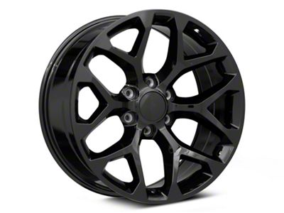 Performance Replicas PR176 Gloss Black 6-Lug Wheel; 20x9; 24mm Offset (19-24 Sierra 1500)