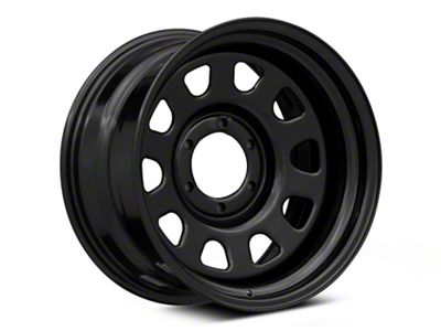 Rough Country Steel Gloss Black 6-Lug Wheel; 17x9; -12mm Offset (07-13 Sierra 1500)