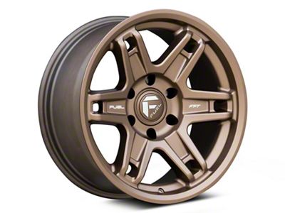 Fuel Wheels Slayer Matte Bronze 6-Lug Wheel; 17x8.5; -15mm Offset (14-18 Sierra 1500)