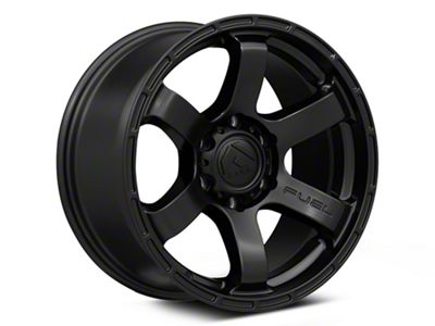 Fuel Wheels Rush Satin Black 6-Lug Wheel; 20x9; 1mm Offset (99-06 Sierra 1500)