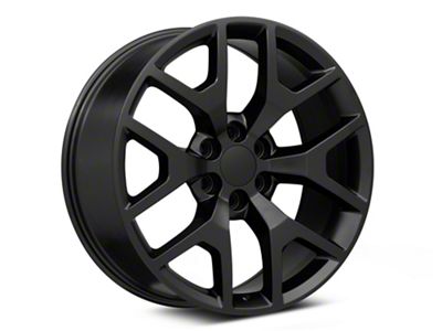 Performance Replicas PR169 Matte Black 6-Lug Wheel; 20x9; 27mm Offset (14-18 Sierra 1500)