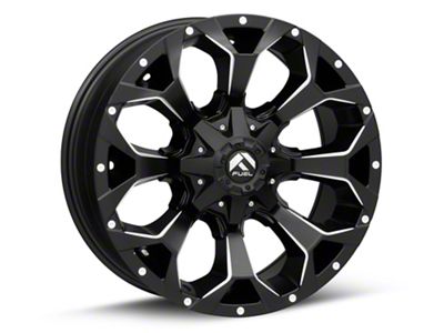 Fuel Wheels Assault Satin Black Milled 8-Lug Wheel; 20x9; 20mm Offset (11-16 F-250 Super Duty)