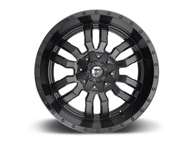 Fuel Wheels Sledge Gloss Matte Black 8-Lug Wheel; 18x9; 20mm Offset (11-16 F-250 Super Duty)