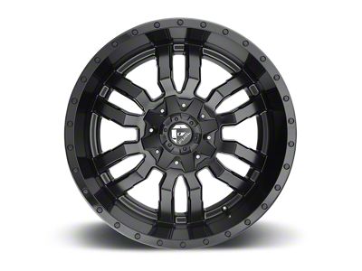 Fuel Wheels Sledge Matte Black 8-Lug Wheel; 20x9; 1mm Offset (17-22 F-250 Super Duty)