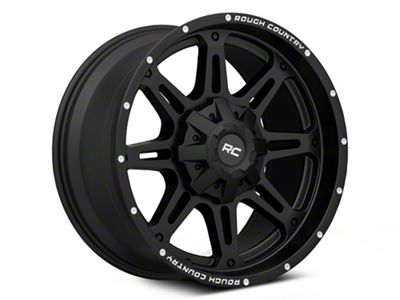 Rough Country 94 Series Matte Black Milled 8-Lug Wheel; 20x10; -18mm Offset (11-16 F-250 Super Duty)