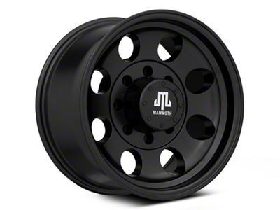 Mammoth HD 8 Aluminum Matte Black 8-Lug Wheel; 17x9; -6mm Offset (17-22 F-250 Super Duty)