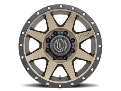 ICON Alloys Rebound Bronze 8-Lug Wheel; 20x9; 6mm Offset (11-16 F-250 Super Duty)