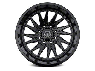 TIS 547B Gloss Black Milled 8-Lug Wheel; 24x14; -76mm Offset (17-22 F-250 Super Duty)