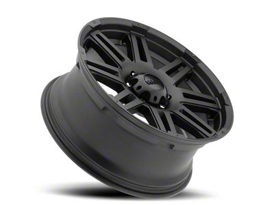 Ultra Wheels Machine Satin Black with Gloss Black Logo 8-Lug Wheel; 18x9; 12mm Offset (23-24 F-250 Super Duty)