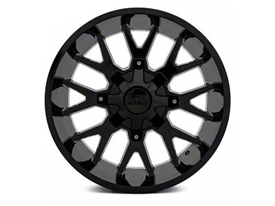 Hardrock Offroad Affliction Gloss Black 8-Lug Wheel; 20x10; -19mm Offset (11-16 F-350 Super Duty SRW)
