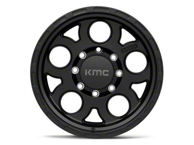 KMC Enduro Matte Black 8-Lug Wheel; 18x9; 0mm Offset (23-24 F-250 Super Duty)