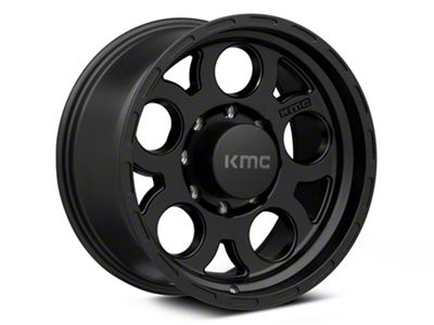 KMC Enduro Matte Black 8-Lug Wheel; 18x9; 0mm Offset (17-22 F-250 Super Duty)