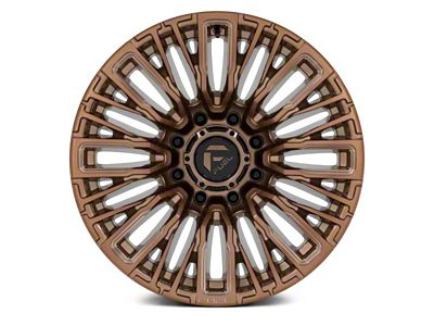 Fuel Wheels Rebar Platinum Bronze Milled 8-Lug Wheel; 20x10; -18mm Offset (11-16 F-250 Super Duty)