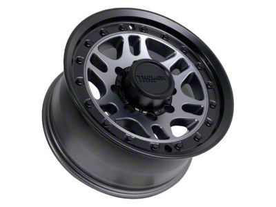 Tremor Wheels 105 Shaker Graphite Grey with Black Lip 8-Lug Wheel; 17x8.5; 0mm Offset (23-24 F-250 Super Duty)